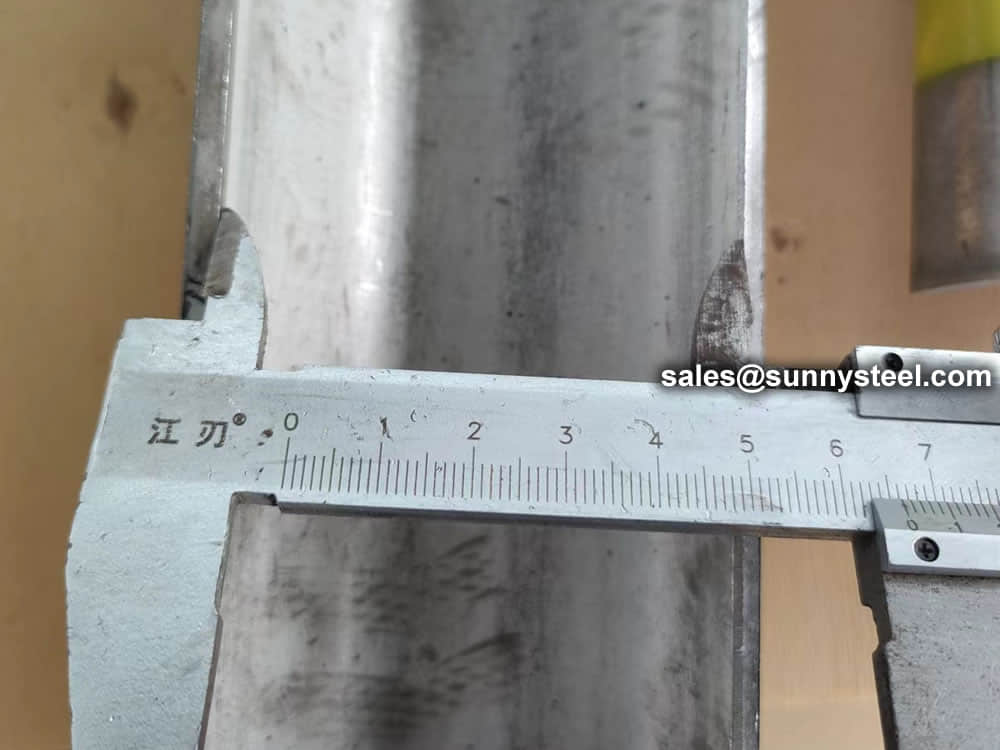 304 stainless tube shields Inside diameter measurement