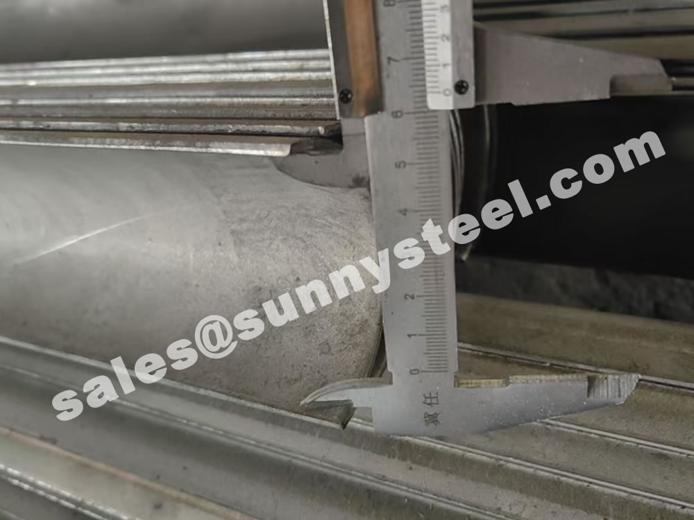 304 stainless tube shields Inside diameter measurement