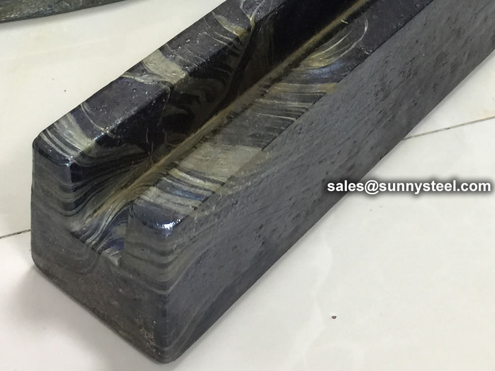 Angle cast basalt tile