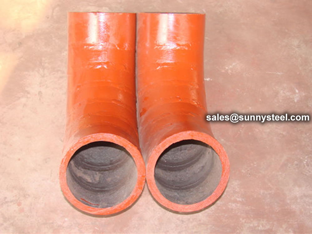 Ceramic Lined Pipe Elbow