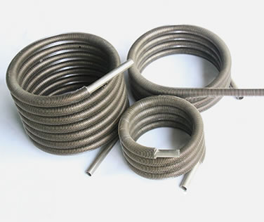 Finned tube coils