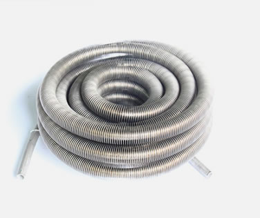 Finned tube coils