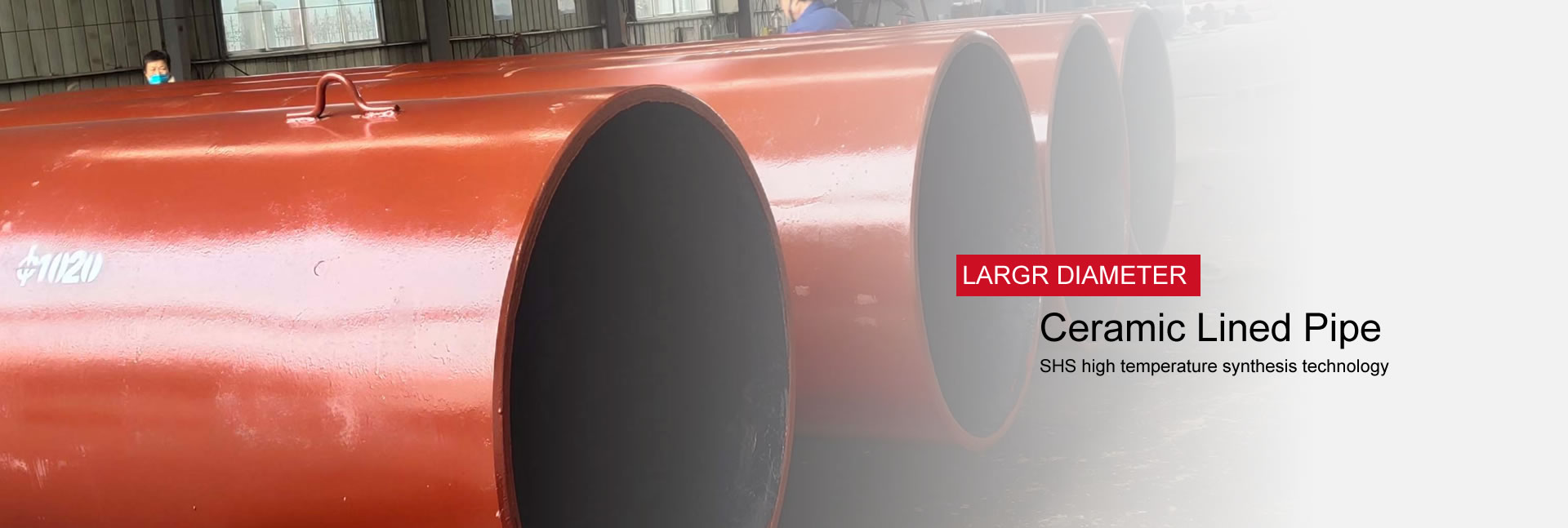 Large Diameter Ceramic Lined Pipe