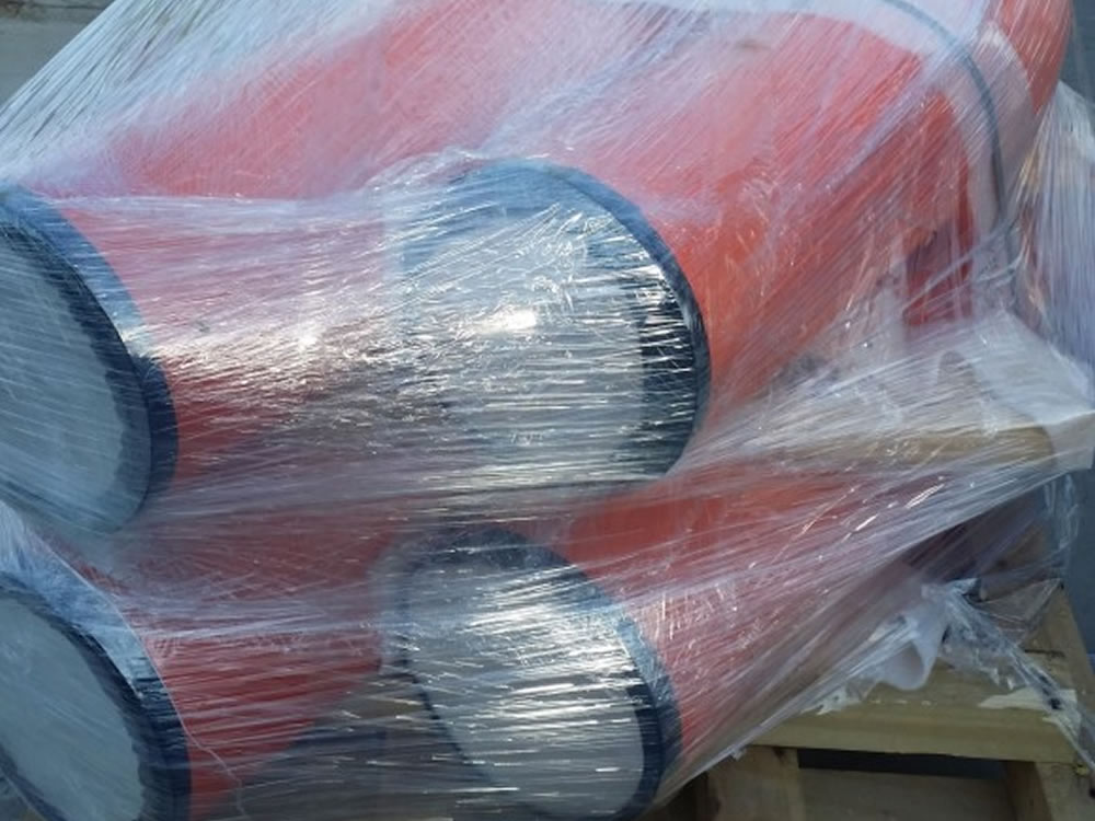 Packaging and delivery of Ceramic sleeve lined pipe