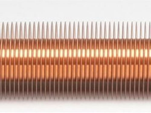 Pure copper finned tube