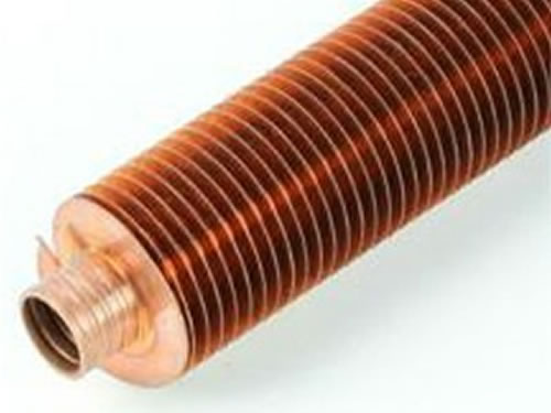 Pure copper finned tube