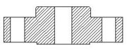 Reducing slip-on flange