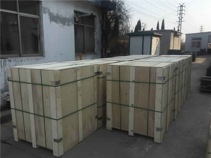 Shipping packing cast basalt pipes