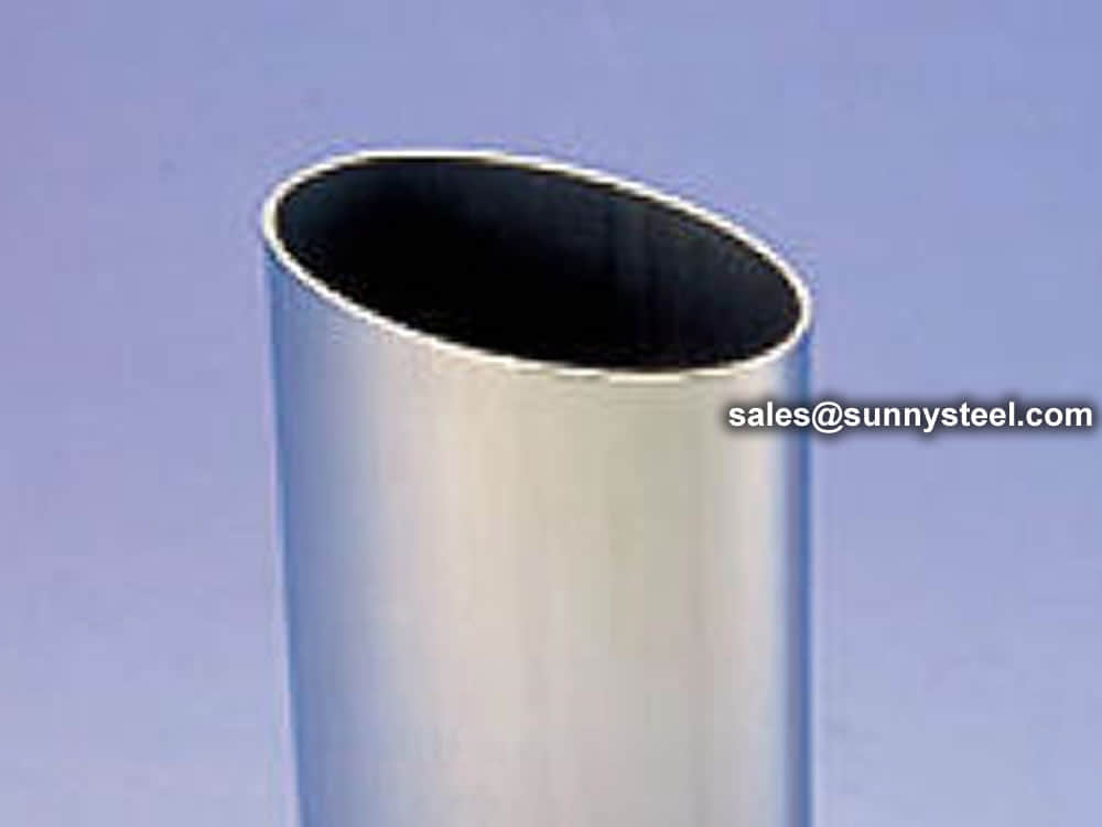 Stainless steel oval pipe