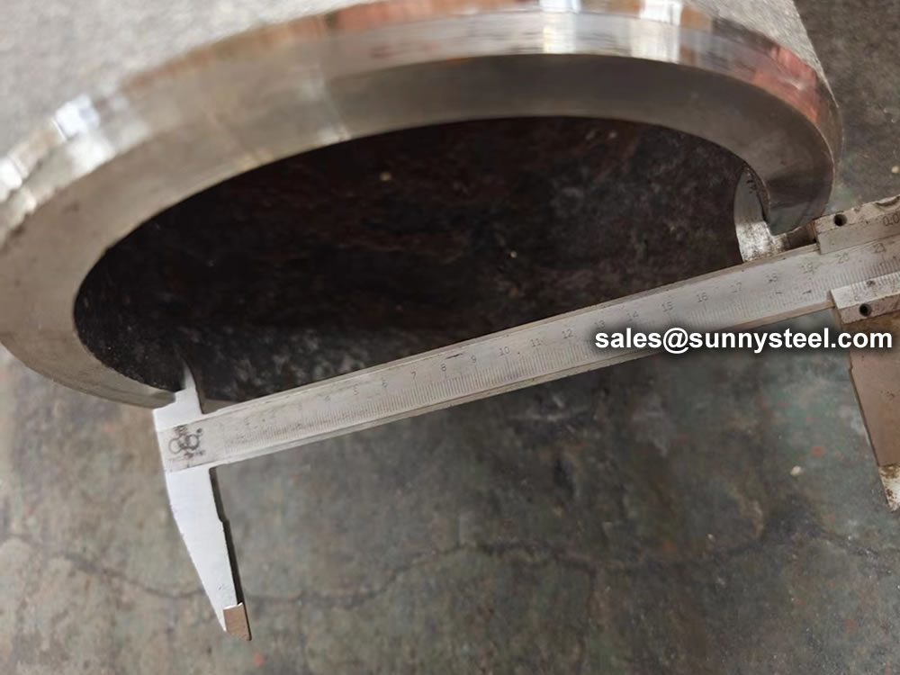 Measurement ZG40CrMnMoNiSiRe pipe ID